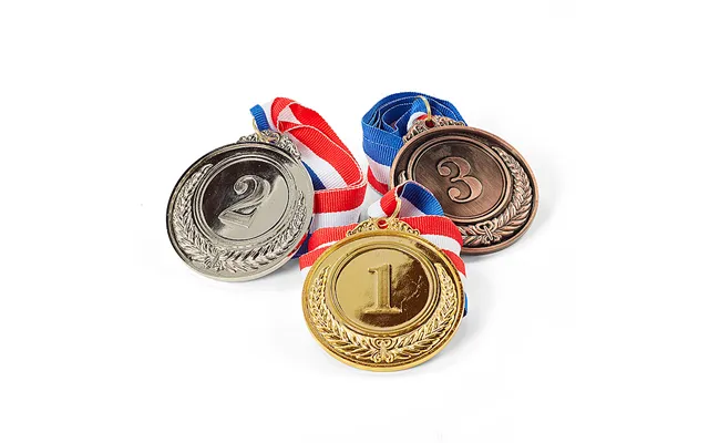 Medaljer Guld - Sølv Og Bronze 3x