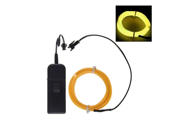 Neon Gul Led Ledning - 3 M