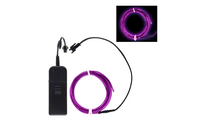 Neon Led Ledning 3 M Lilla