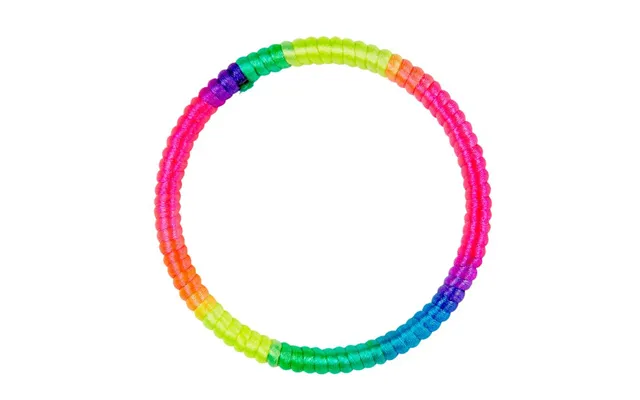 Neon Regnbue Farvet Armbånd