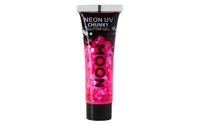 Neon Uv Chunky Glitter Gel Magenta 12 Ml Moon Creations