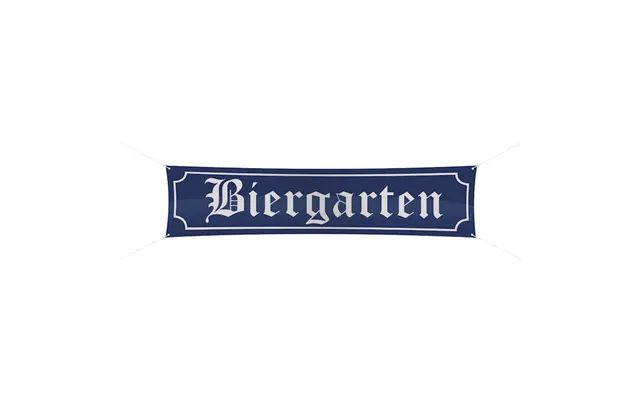 Oktoberfest Biergarten Banner - 180 X 40 Cm