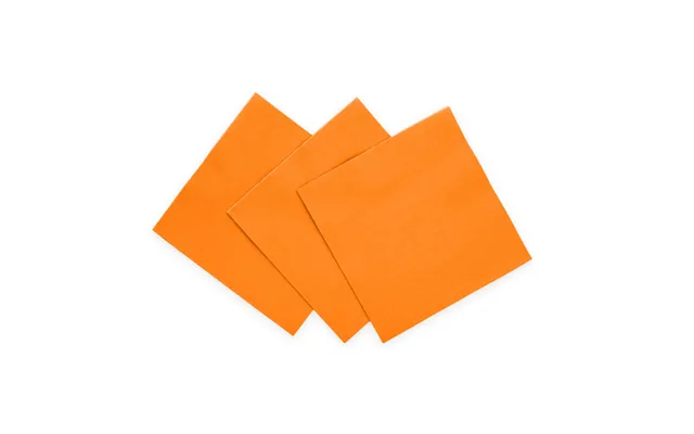 Orange Servietter 20x - 33x33cm
