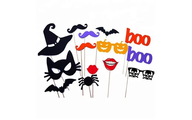 Photo Booth Rekvisitter Halloween 30x