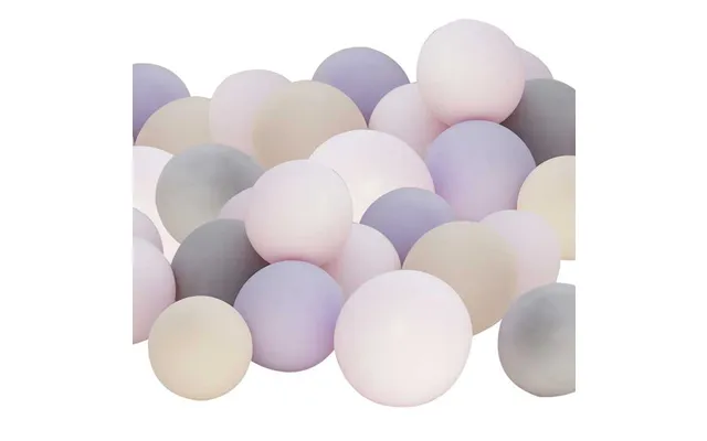 Pink & Lilla Pastel Mini Balloner 40x - 12 Cm