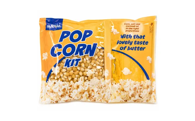 Popcorn 50x Popcornportioner Med Majs - Salt Og Kokosolie 6pk