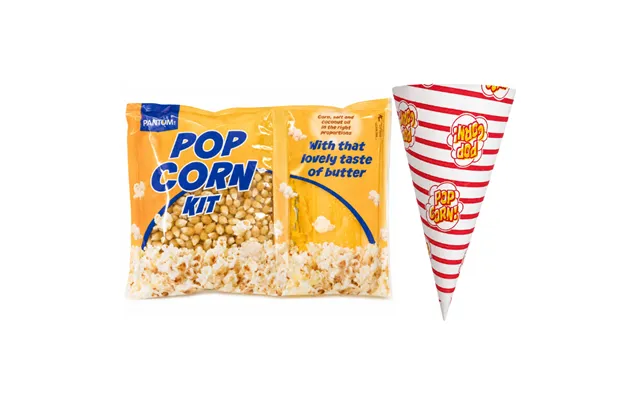 Popcorn Festpakke 100x Portioner Alt Inkl.