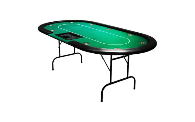 Professionelt Pokerbord 9 Personer Inkl. Kopholder