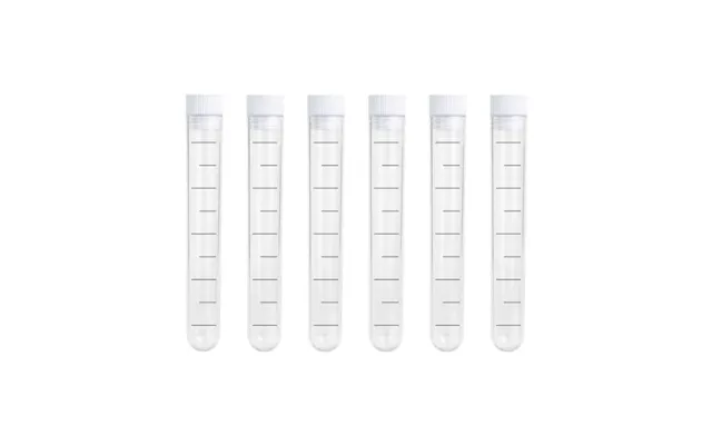 Reagensglas 6x Med Prop - 13 Ml