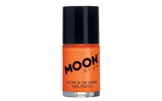 Selvlysende Neglelak Orange, Moon Creations - 14 Ml