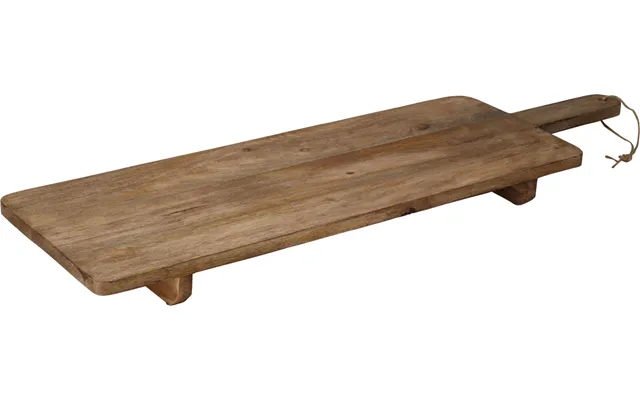 Serveringsbræt I Mangotræ På 2 Ben Ca. 100 Cm