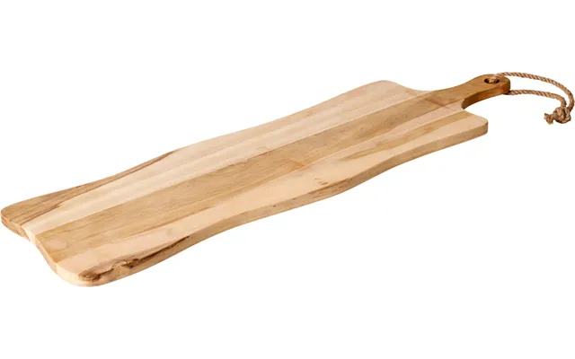Skærebræt I Lakeret Teak Med Greb Ca. 69 Cm