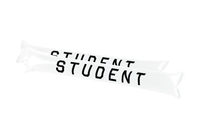 Student Klappepølser Hvid 2x