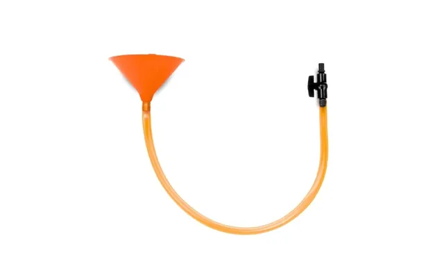 Tragt Ølbong Orange 1 Meter