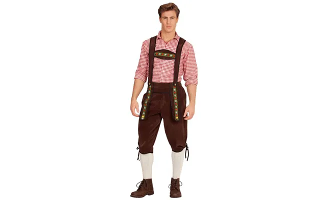 Tyroler Lederhosen Bukser Brun