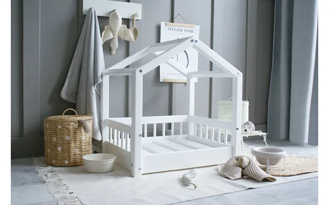 Cozy Hus Hundeseng Hvid - Small