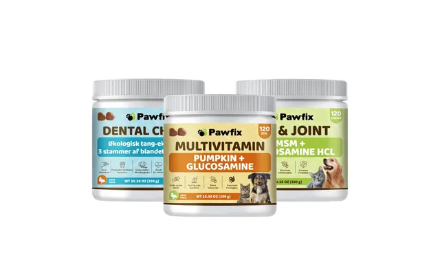 Pawfix Kosttilskud Bundle