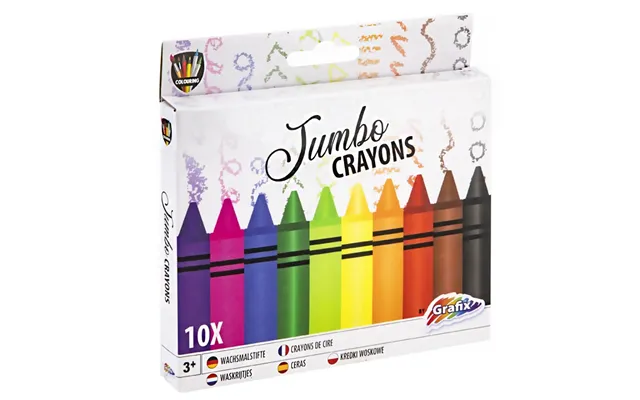 Moxy Jumbokridt 10-sæt