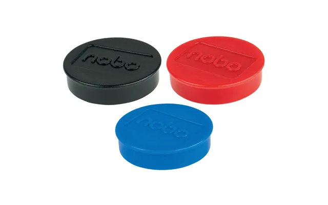 Nobo Magneter 38 Mm 4-pak Sort