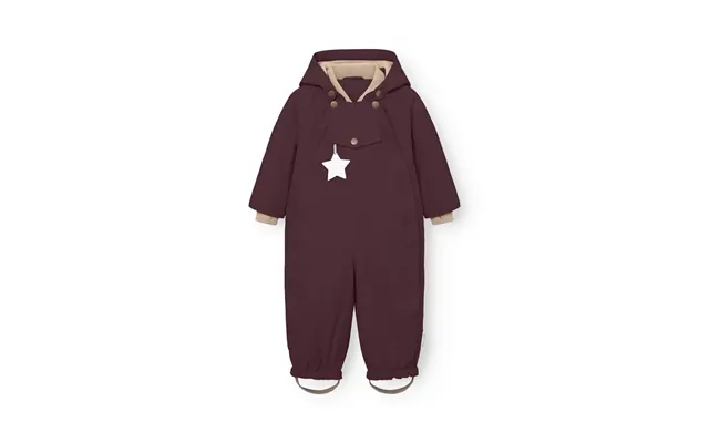 Mini A Ture Matwisti Fleeceforet Flyverdragt - Fudge Aubergine