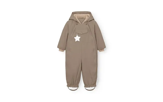 Mini A Ture Matwisti Fleeceforet Flyverdragt - Grey Brown