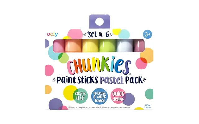 Ooly Malestift 6 Stk - Chunkies Pastel