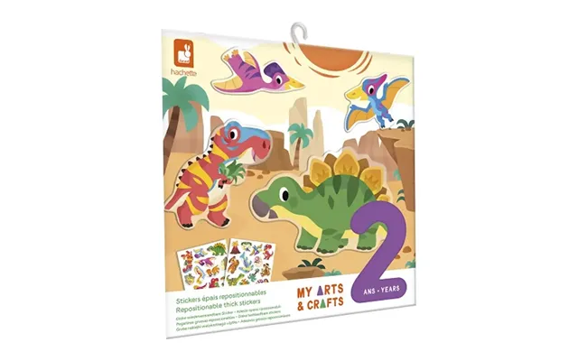 Repositionable Thick Stickers-dinosaur