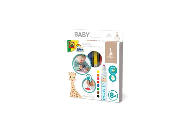 Ses Creative Sophie La Girafe - Babyfarver