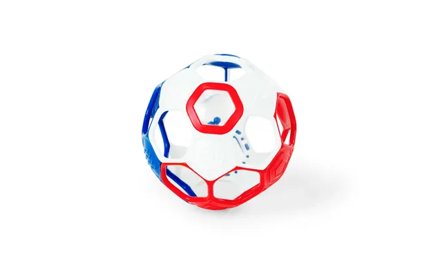Soccer Oball - Fodbold Rød Hvid Blå