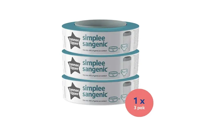 Tommee Tippee Simplee Sangenic Refill Bleposer 3-pak