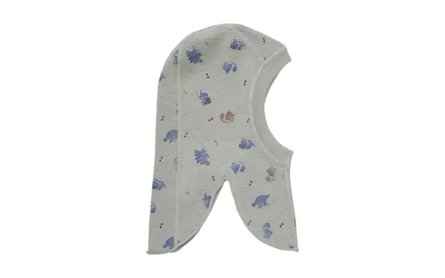 Uld Balaclava M. Print - Forest Fog