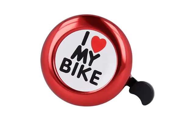 Forever I Love My Bike Ringeklokken Til Cykel - Rød