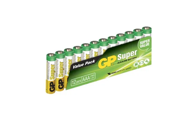 Gp Super Alkaline Aaa Batteri - 24a Lr03
