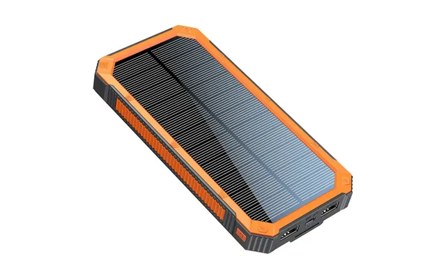 Lippa 10.000 Mah Solcelle Powerbank - 2 X Usb-a Output