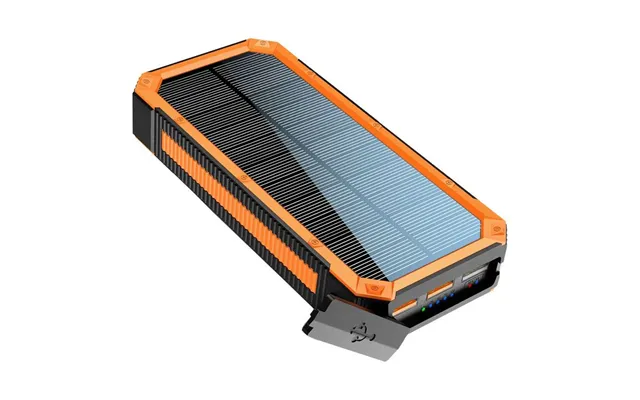 Lippa 20.000 Mah Solcelle Powerbank 1 X Usb-c Pd Og 3 X Usb-a Output