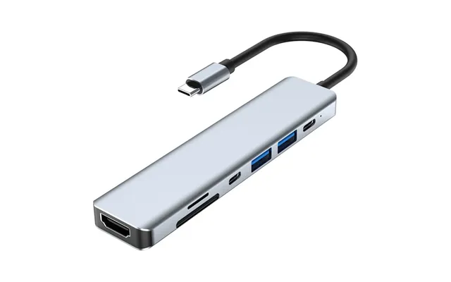 Lippa 7-i-1 Usb-c Hub M. 60w Pd Pass-through - 4k