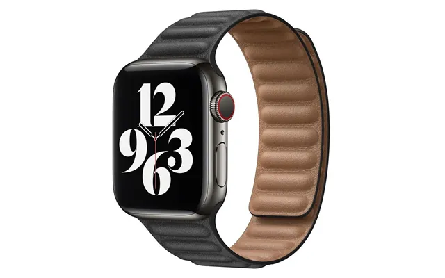 Lippa Apple Watch Magnetisk Læderrem 38 40 41 - Sort
