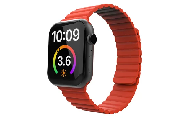 Lippa Apple Watch Magnetisk Silikonerem 38 40 41 - Rød