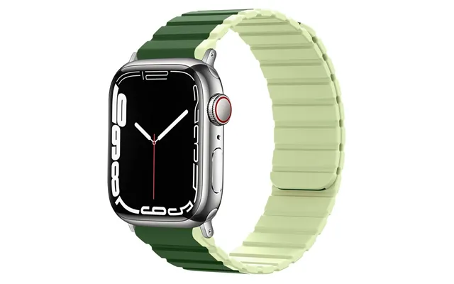 Lippa Apple Watch Magnetisk Silikonerem 42 44 45 49 - Grøn Lysegrøn