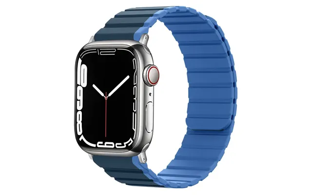 Lippa Apple Watch Magnetisk Silikonerem 42 44 45 49 - Mørkeblå