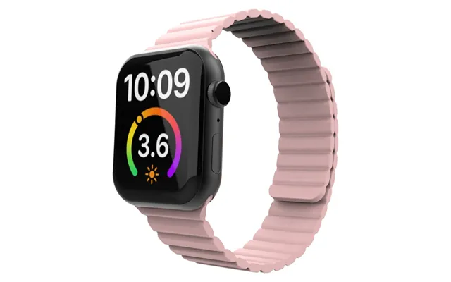 Lippa Apple Watch Magnetisk Silikonerem 42 44 45 49 - Pink