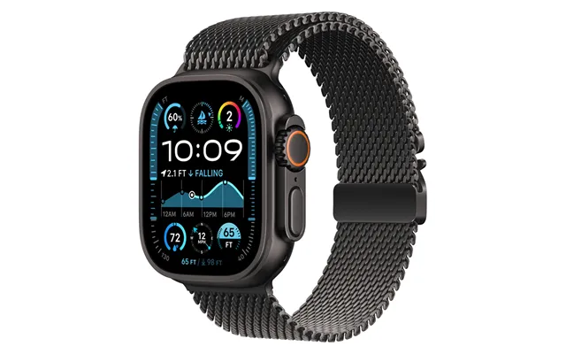 Lippa Apple Watch Rustfrit Stål Inkl. Lås 38 40 41 Mm - Sort