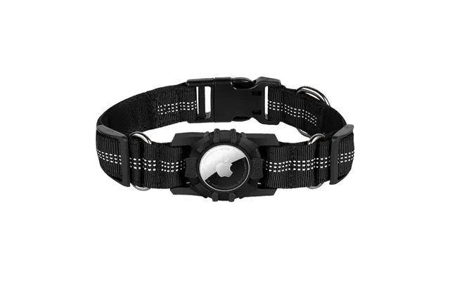 Lippa Hundehalsbånd Til Airtag Og Smart-finder, 28 - 34 Cm, Small, Sort
