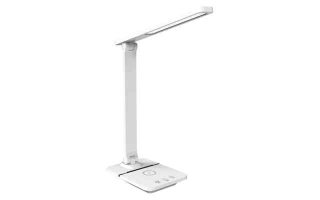 Lippa Led Skrivebordslampe Med Trådløs Opladning - Hvid