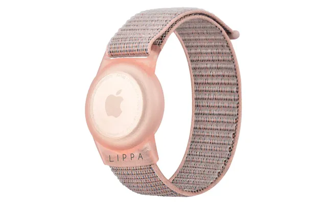 Lippa Nylon Håndledsrem Til Airtag Og Smart-finder - Pink