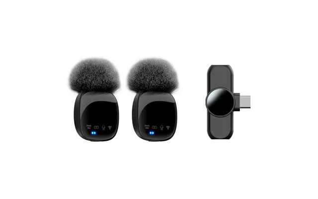 Lippa Pro 2-pak Trådløs Støjreducerende Mikrofon - Usb-c