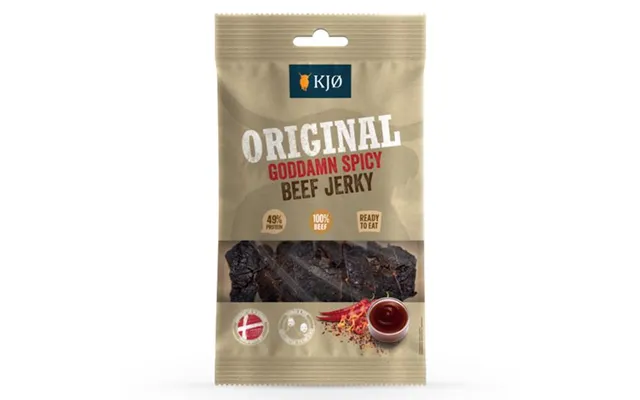 Kjø Original Goddamn Spicy Beef Jerky - 25g
