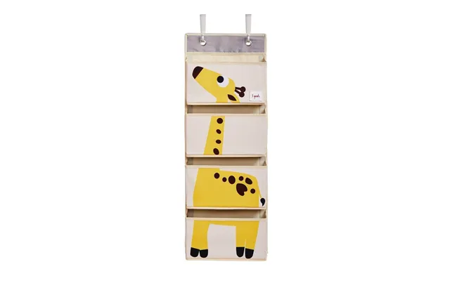3 Sprouts Hanging Wall Organizer - Yellow Giraffe