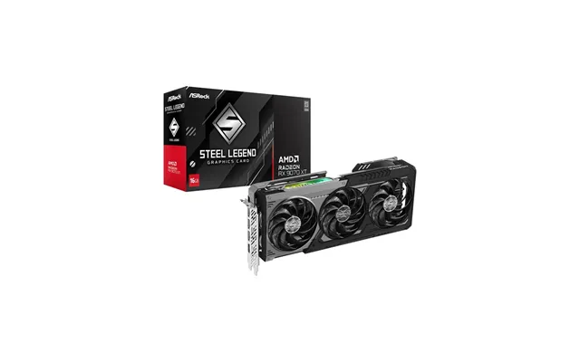 Asrock Radeon Rx 9070 Xt Steel Legend Dark - 16gb Gddr6 Ram