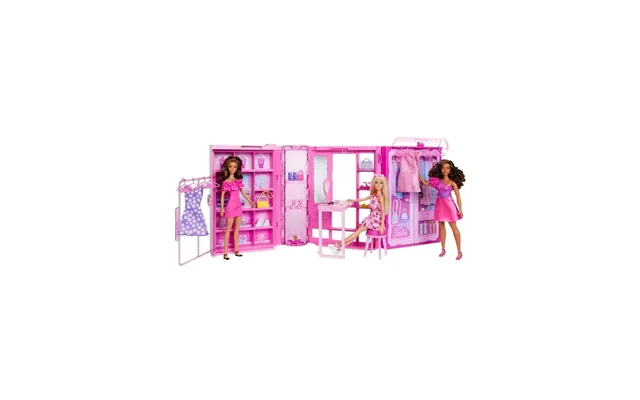 Barbie Fashion Fun Dream Closet Med Dukke